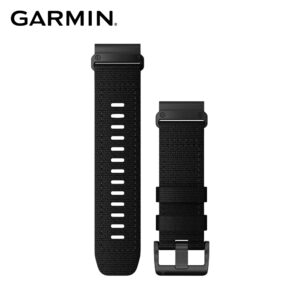 GARMIN QUICKFIT 26mm 黑色尼龍軍事戰術錶帶