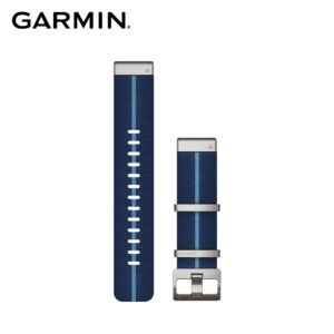GARMIN QuickFit 22mm 海軍藍緹花織尼龍錶帶